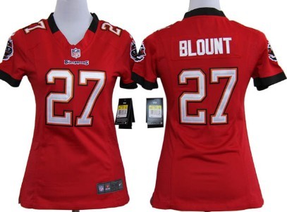 Tampa Bay Buccaneers 27 LeGarrette Blount Red Game Nike Team Women Jerseys